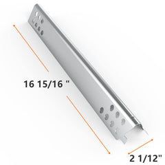 DELSbbq heat plate close-up showing stainless texture for improved durability