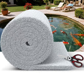 Demiwise front view of 18x36x1 pond filter pad showing full sheet benefit easy sizing