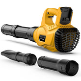 denqir blower front profile showing streamlined nozzle and intake, improves clearing speed