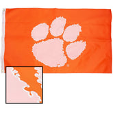 Desert Cactus Clemson flag front view showing vivid team logo and durable finish