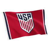 Desert Cactus flag front view showing bold USMNT colors and clear graphics for visibility
