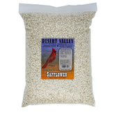 Desert Valley front packaging showing resealable 5 lb bag and clear label, promotes freshness