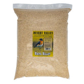 Desert Valley Supply front of 10 lb bag showing label and resealable benefit