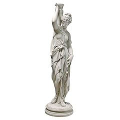 Design Toscano front view of Dione statue showing classical form and garden impact