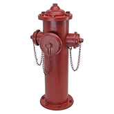 Design Toscano front view of hydrant statue showing vintage appeal and visual focal point
