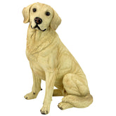 Design Toscano Golden Labrador front view showing lifelike posture and charm