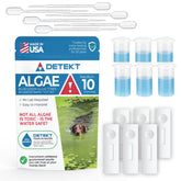 Detekt front packaging showing kit for fast pond toxin screening and confident decisions