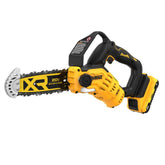DEWALT front view showing tool and included 3Ah battery for instant use