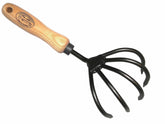 DeWit 5-tine front view showing durable head and compact profile for precise work