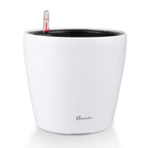 Dexceder planter front view showing glossy finish and modern style benefit: elevates room decor