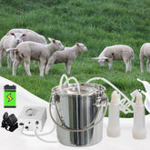 DGBAIZ front view showing pump and 3L bucket for portable milking convenience