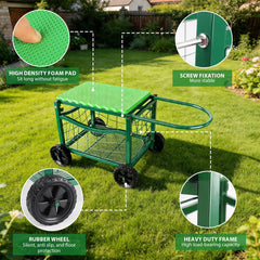 DGBAIZ wire mesh basket under seat holding tools for organized storage