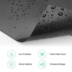 DGSL liner installed in backyard pond demonstrating secure water containment