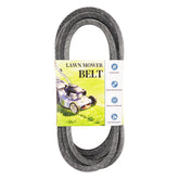 DHLPTX front view of replacement deck belt showing packaging and model numbers, ensures correct part