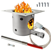dibay fire burn pot front view showing correct fit and easy replacement