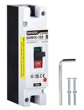 DIHOOL front panel breaker showing compact housing and label for clear identification and easy installation