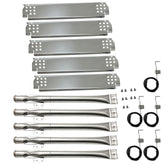 Direct Store DG280 kit front view showing five burners heat plates and igniters restoring grill performance