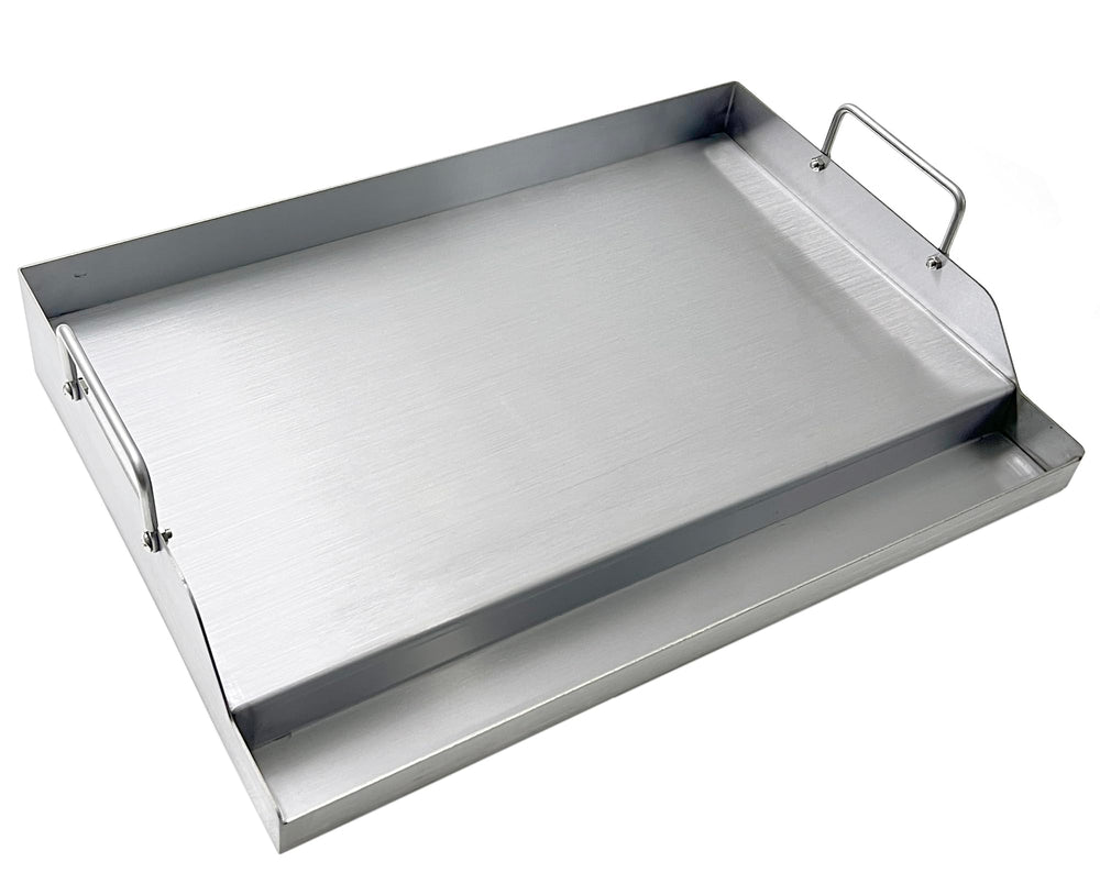 Direct Store DS126 front view showing full cooking surface and handles for versatile grilling