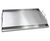 Direct Store DS127 front view showing full stainless cooking surface and edges for easy cleaning
