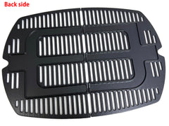 Direct Store grates installed in Weber grill demonstrating correct fit and even heating