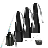 Dispest front view folded fan showing compact portability and quick setup benefit
