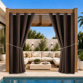 DIVA EN CAMINO DEC front view of two blackout curtain panels showing full coverage and privacy