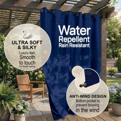 DIVA EN CAMINO DEC water droplets on fabric showing waterproof coating protection