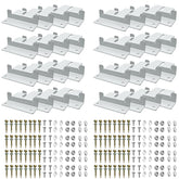DIYIIRON front view of Z brackets kit showing included hardware and benefit of complete set