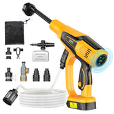 DIYtoolifz front view showing compact cordless cleaner and ergonomic handle for easy transport