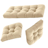 Dizaolive front view of cushion set showing neat fit and comfort