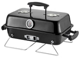 DNKMOR front view compact charcoal grill shows portability and durable design