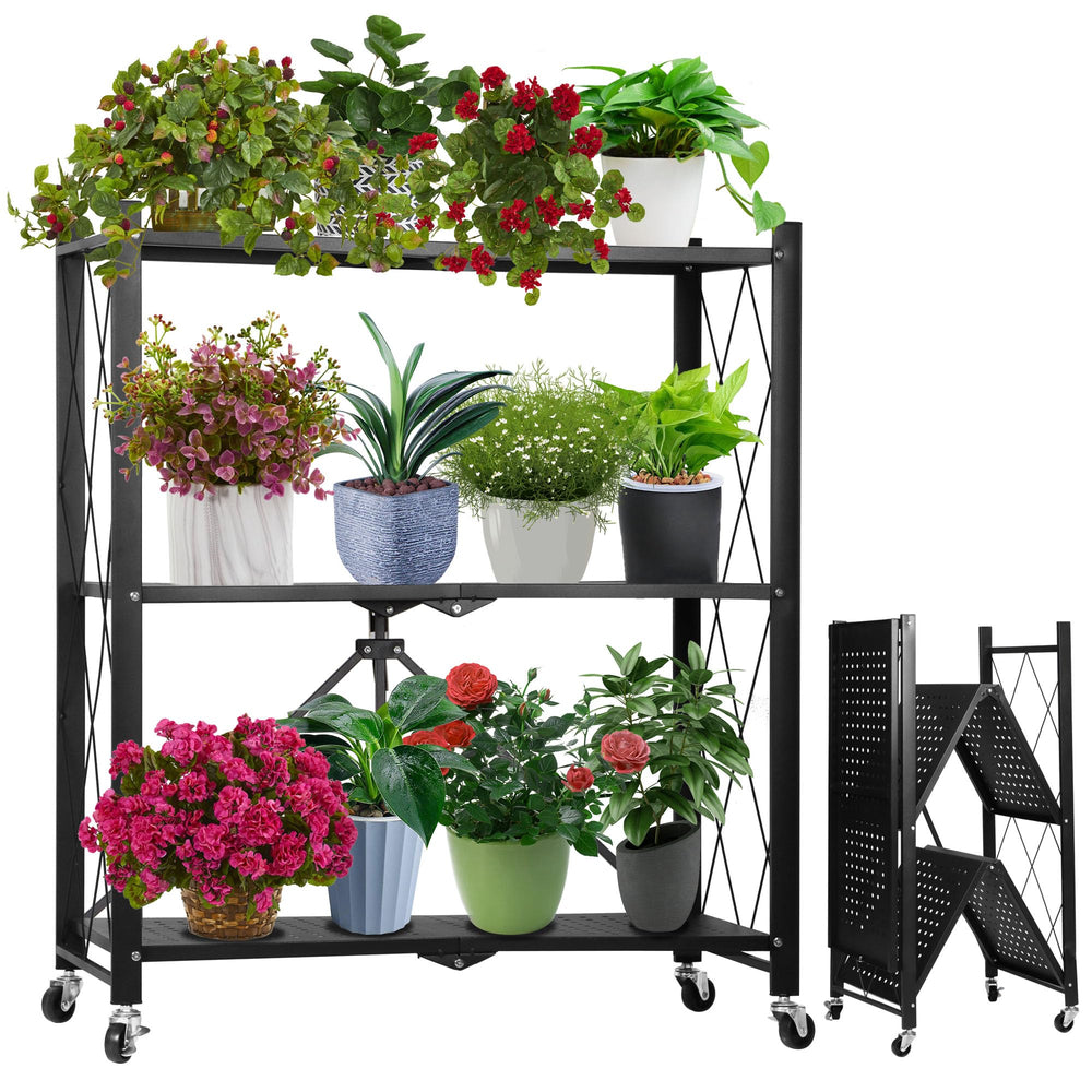 DOBEGARDEN front view showing three tiers and stable display benefit
