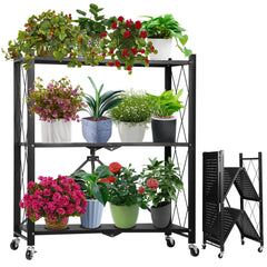 DOBEGARDEN front view showing three tiers and stable display benefit