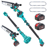 DocSmart front view of cordless pole saw showing compact, cordless convenience