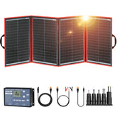 DOKIO folded panel front showing compact packaging and easy transport benefit