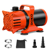 DOKO front view showing compact orange-black housing and sturdy build benefit