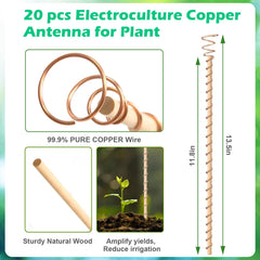 Doksving close-up of copper coil wound on wooden shaft highlighting conductivity benefit