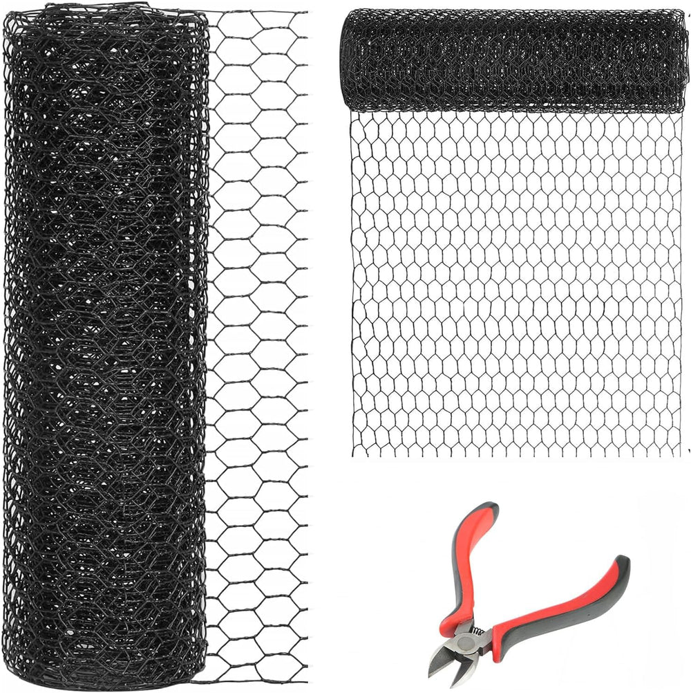 DOLEMODUO front view of 24x150 black wire roll showing compact packaging and length benefits