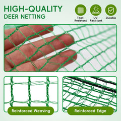 DOLEMODUO mesh used as trellis supporting climbing beans for healthier growth