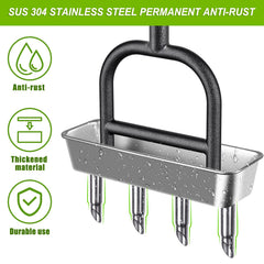 Dolibest corer close-up showing stainless steel tubes and consistent plug removal