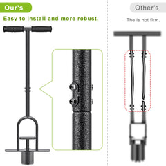 Dolibest close-up serrated edge slicing tough soil with precision