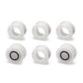 Dolphin front view of replacement guide wheels pack showing authentic parts and improved navigation