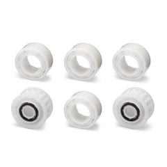 Dolphin front view of replacement guide wheels pack showing authentic parts and improved navigation