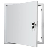 Donext front-facing access panel showing clean paintable finish and flush fit for neat concealment