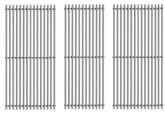 Dongftai three-piece set front view showing full stainless replacement grates and fit