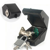 DONILIGA front view of faucet lock showing secure enclosure benefit