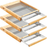 DoubleFill front view of assembled bottom board showing ready-to-install benefit