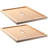 DoubleFill front view of fir wood inner cover showing fit and protection benefit