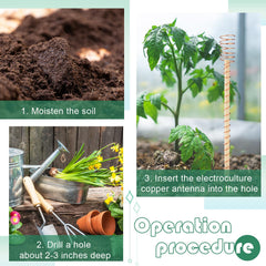DoubleFill stake beside hand showing 17-inch scale for easy sizing