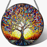 DOUHASU tree of life front view showing colorful light and decorative appeal